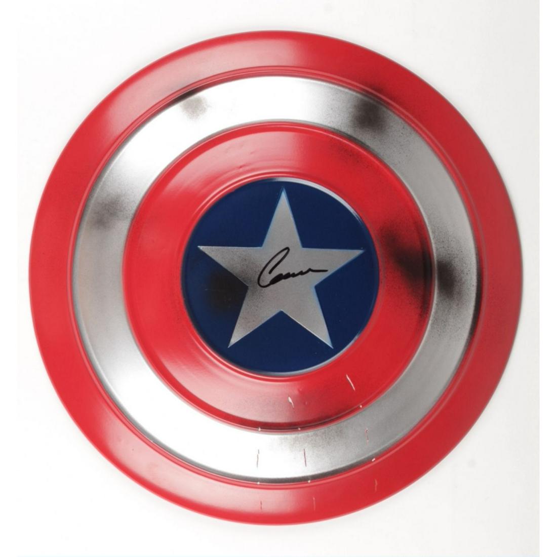 Chris Evans Signed "Captain America" Marvel Authentic (1 of 2)