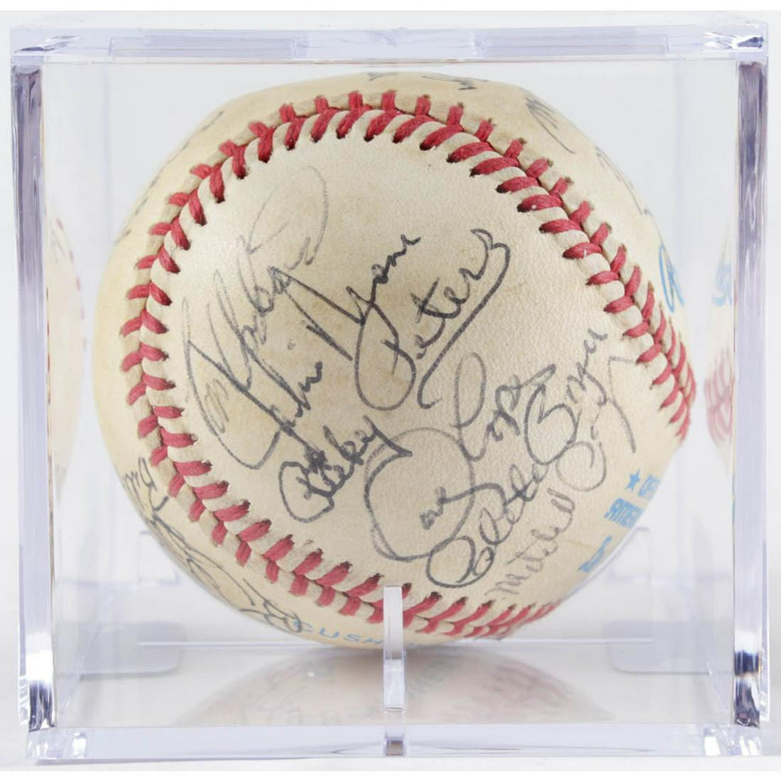 1983 Oakland Athletics OAL Baseball Team-Signed by (20) (1 of 5)