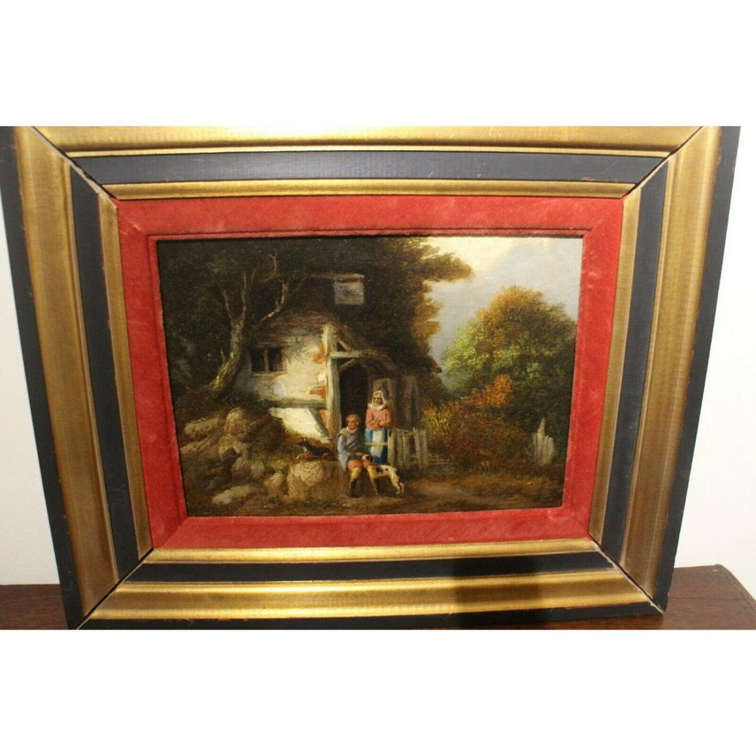 Oil on board by Thomas Walmsley 1763 - 1806 Greyhound (1 of 1)