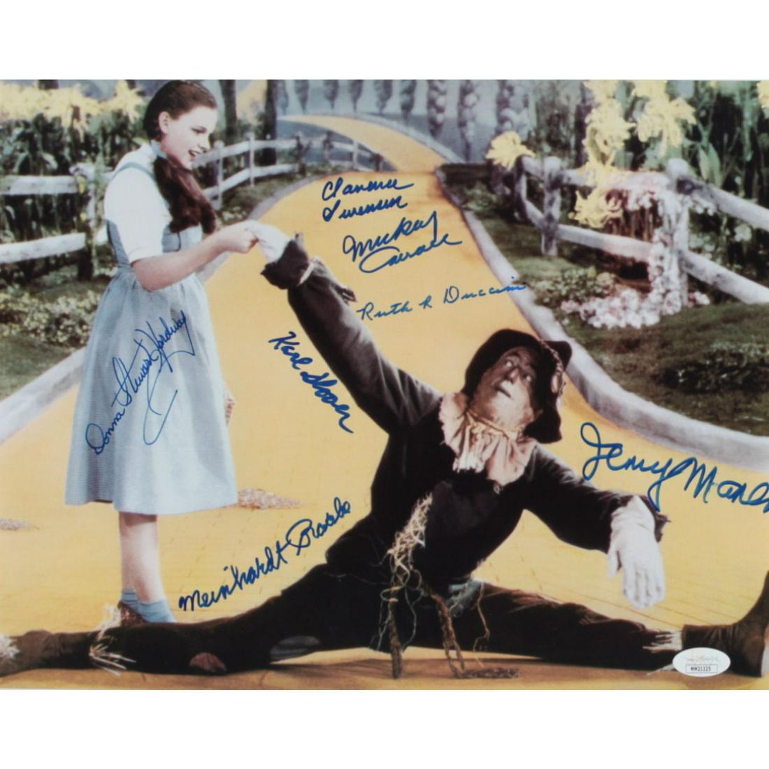 "The Wizard of Oz" 11x14 Photo Cast-Signed by (5) with (1 of 1)