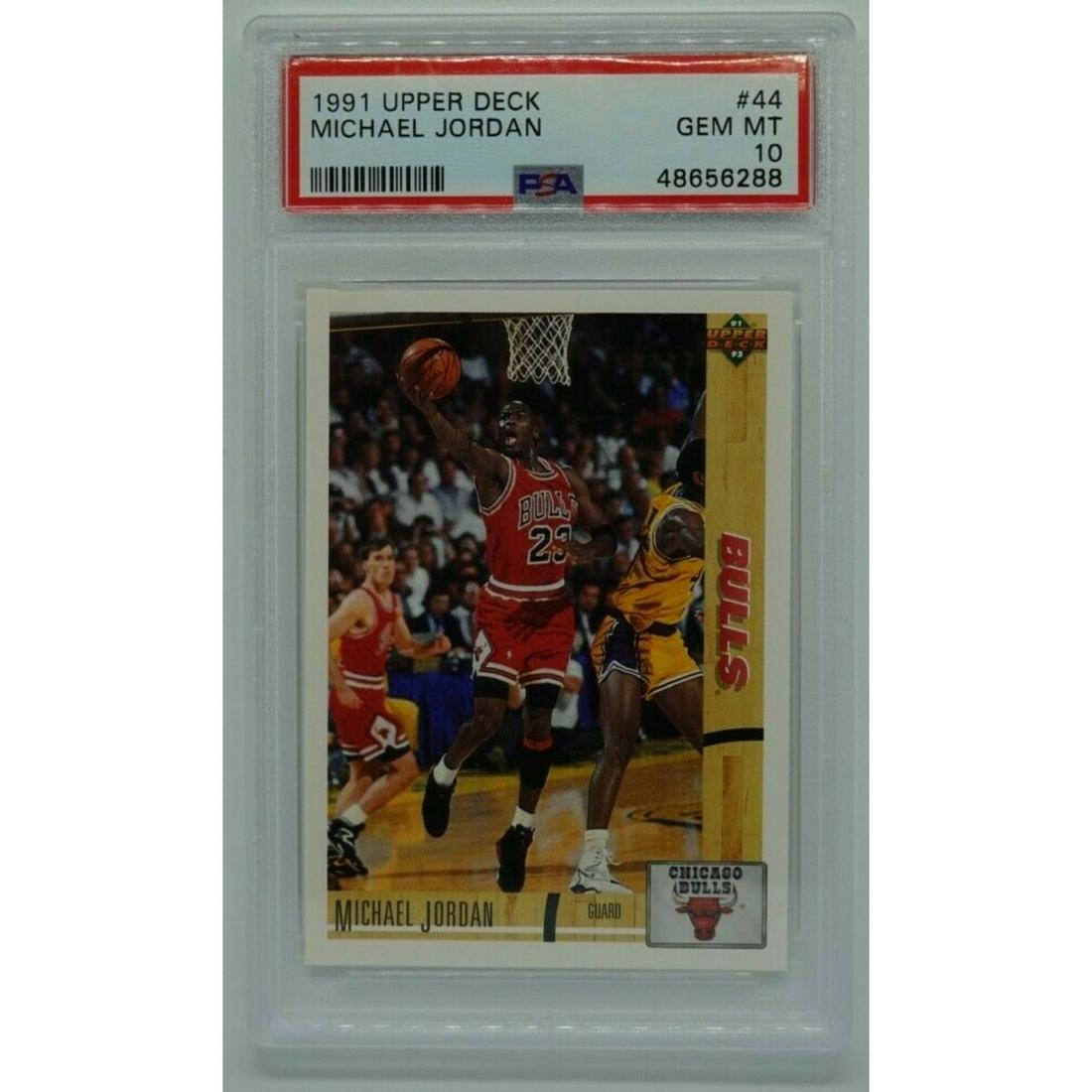 1991 Upper Deck #44 Michael Jordan Chicago Bulls HOF (1 of 1)