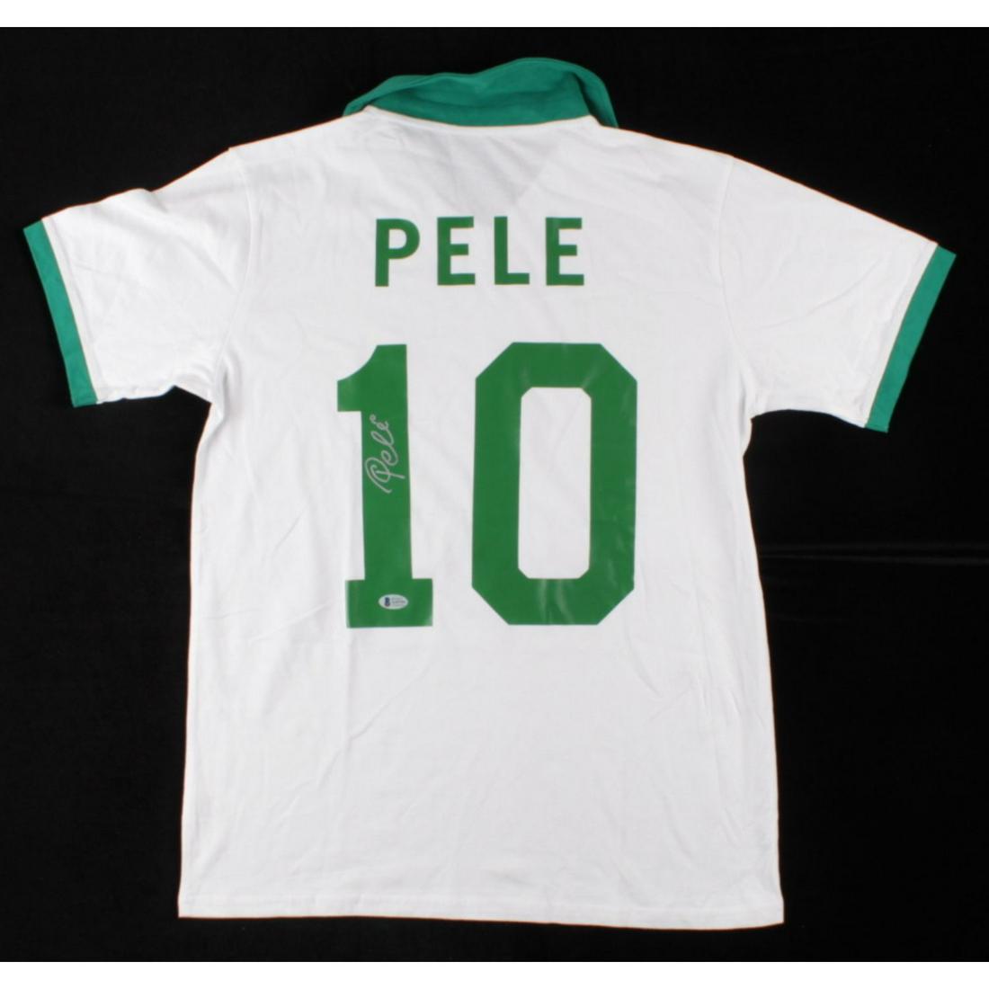 Pele Signed Jersey (Beckett COA) (1 of 2)