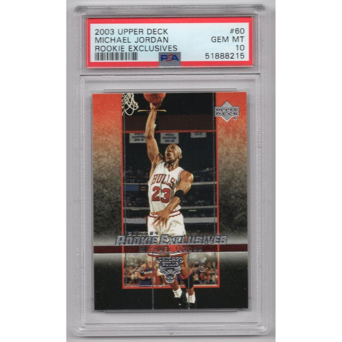 2003-04 Upper Deck Rookie Exclusives Michael Jordan #60 (1 of 1)