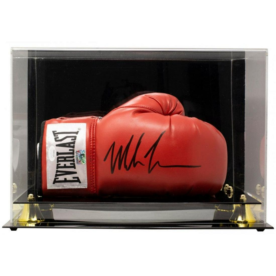 Mike Tyson Signed Everlast Boxing Glove with High (1 of 1)