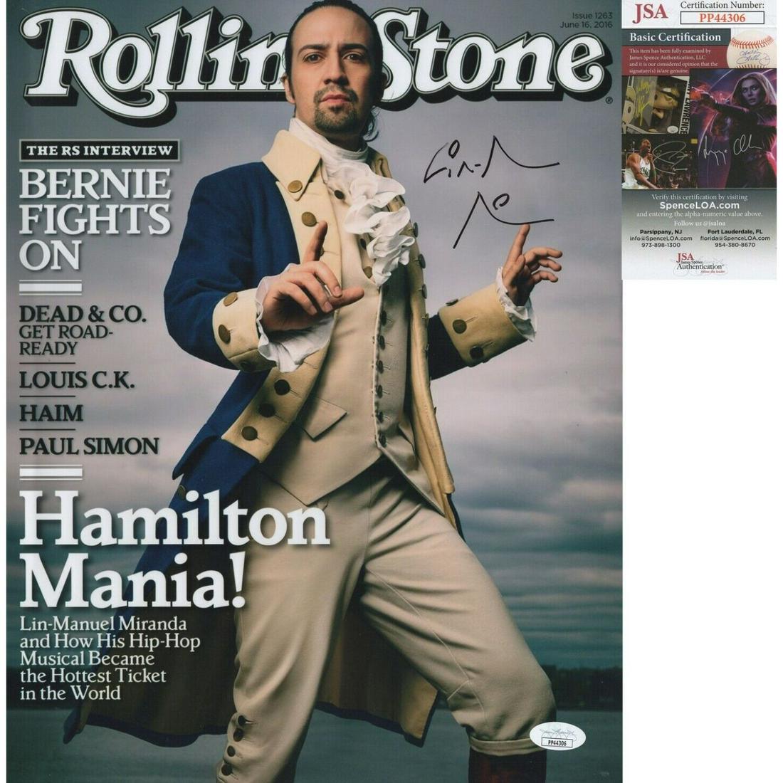 Lin-Manuel Miranda Signed 11x14 Photo JSA Hamilton (1 of 1)