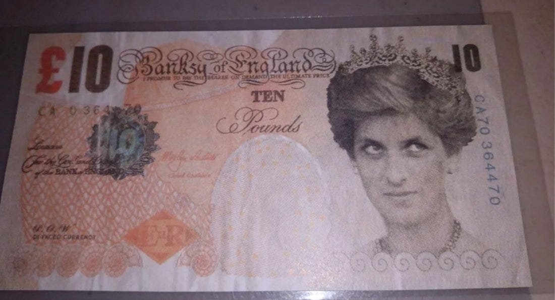 Banksy Di-Faced ORIGINAL MINT CONDITION WITH COA (1 of 1)