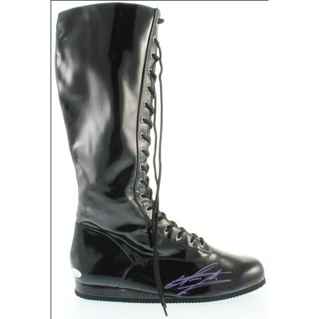 The Undertaker Signed Wrestling Boot (JSA COA) (1 of 1)