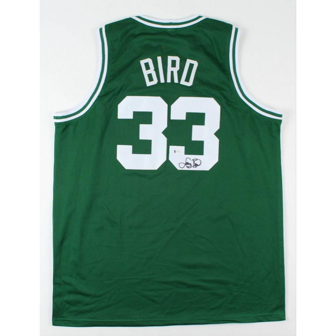 Larry Bird Signed Jersey (Beckett COA) (1 of 1)