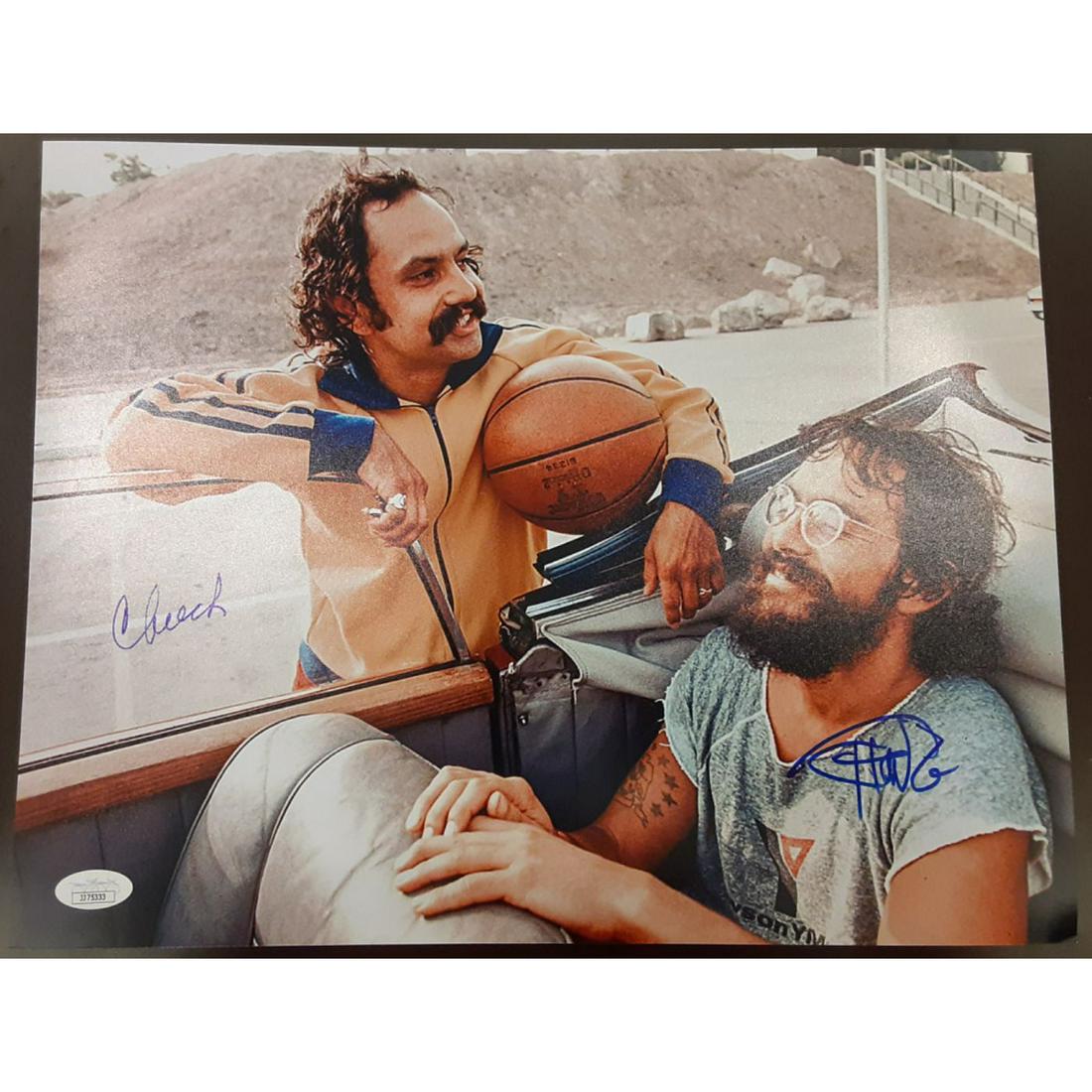 Cheech Marin & Tommy Chong Signed 11x14 Photo (JSA COA) (1 of 1)