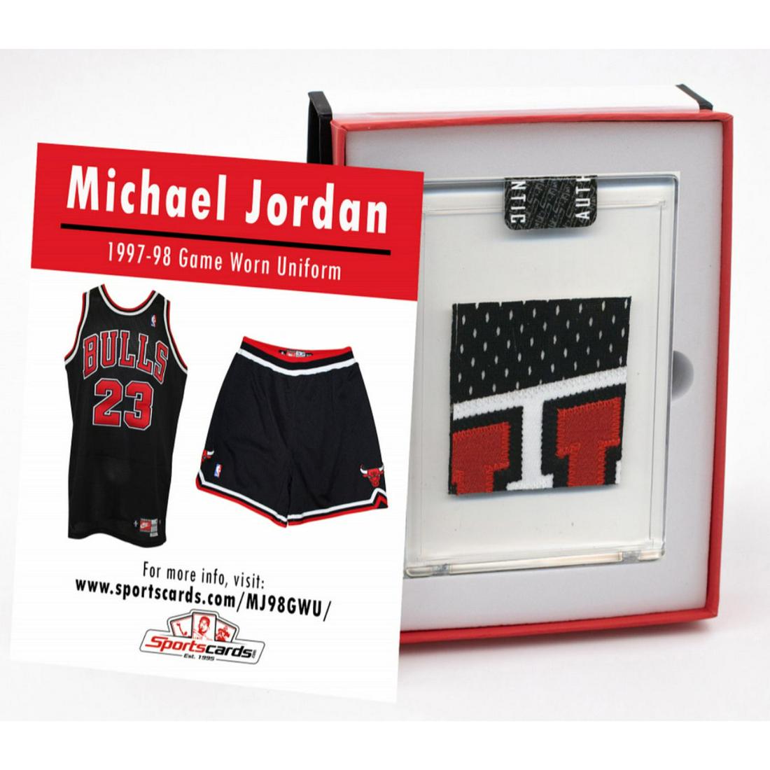 MICHAEL JORDAN 1997-98 CHICAGO BULLS GAME WORN JERSEY (1 of 1)