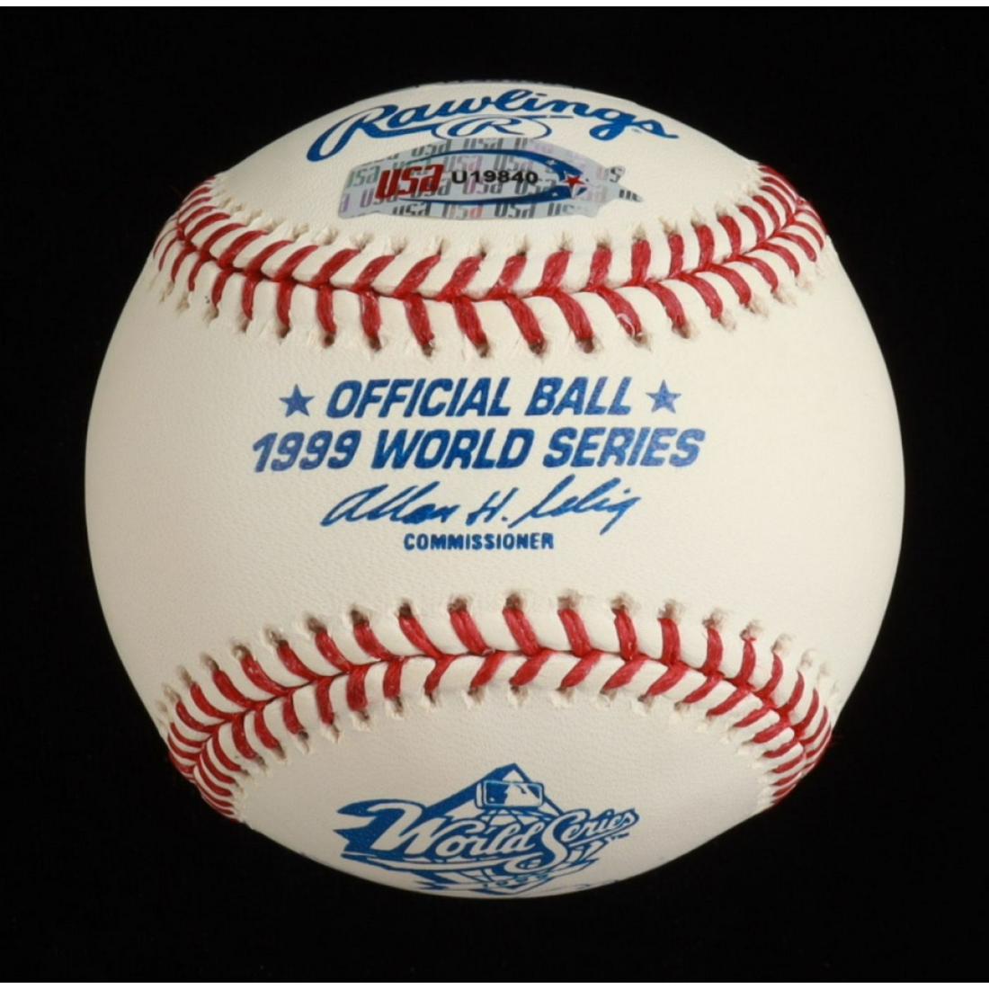 Mariano Rivera Signed 1999 World Series Baseball (1 of 1)
