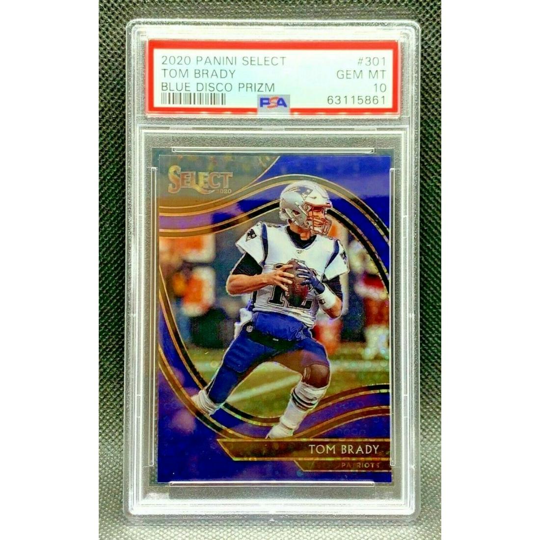 20 Select Tom Brady Field Level 301 Blue Disco LE (1 of 1)