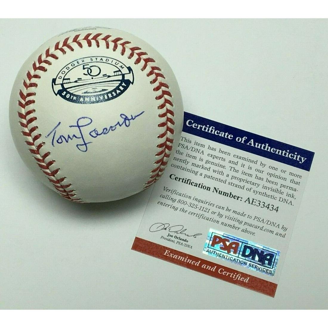 Tommy Lasorda Signed Dodger Stadium 50th Anniversary (1 of 1)