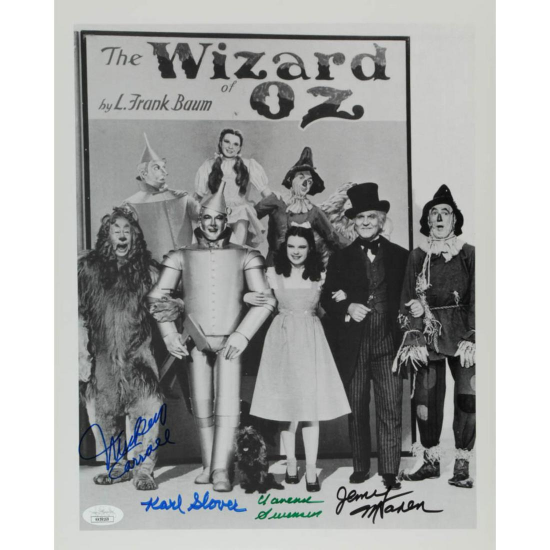 "The Wizard Of Oz" 11x14 Photo Cast-Signed by (4) with (1 of 1)