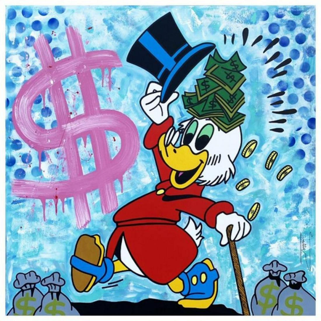 Jozza Signed "Magic" 50x50 Original Mixed Media on (1 of 1)