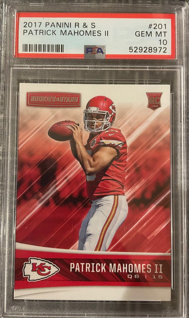 2017 Rookies and Stars Patrick Mahomes Rookie PSA 10 (1 of 2)
