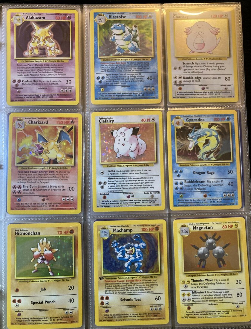 Pokemon Base Set Complete 102/102 (1 of 12)