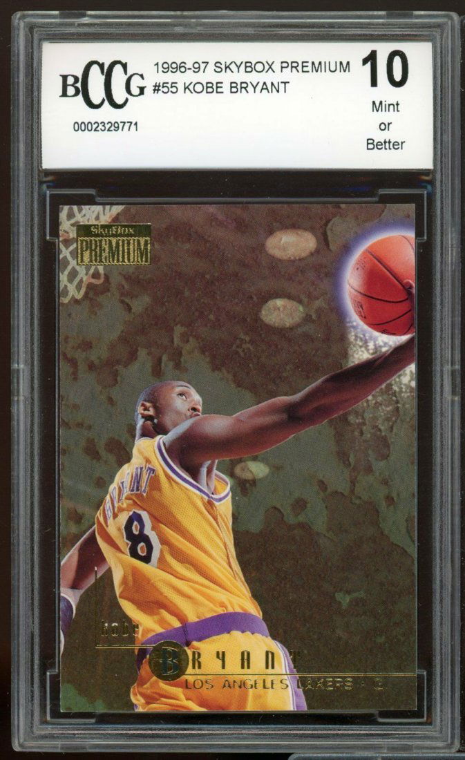 1996 Skybox Premium #55 Kobe Bryant Rookie Card BCCG 10 (1 of 2)