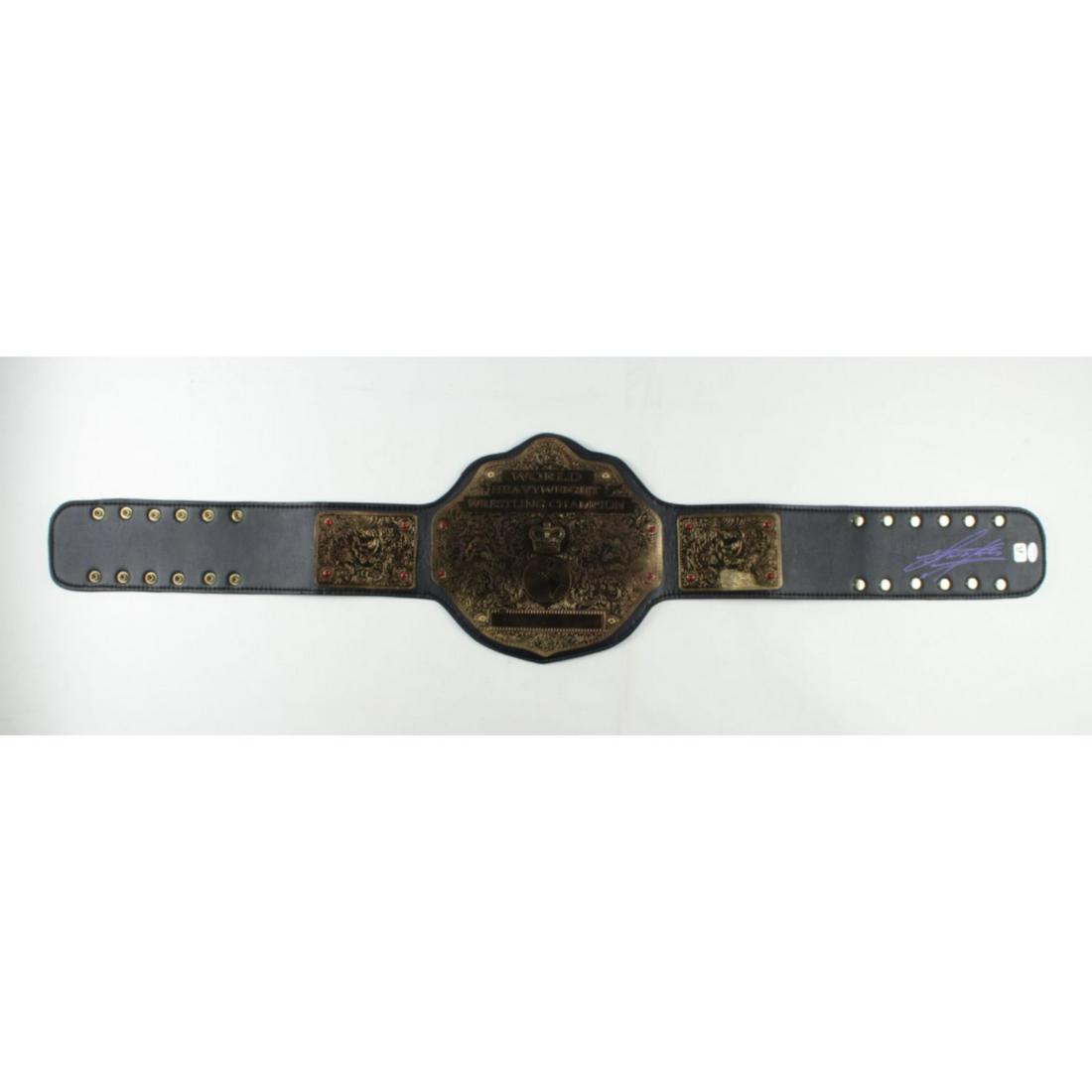 The Undertaker Signed World Heavyweight Wrestling (1 of 3)