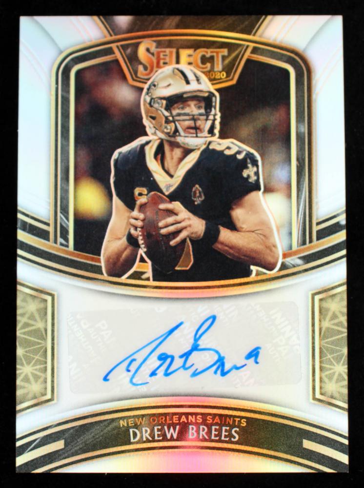 Drew Brees 2020 Select Signatures Prizm #18 #5/15 (1 of 3)