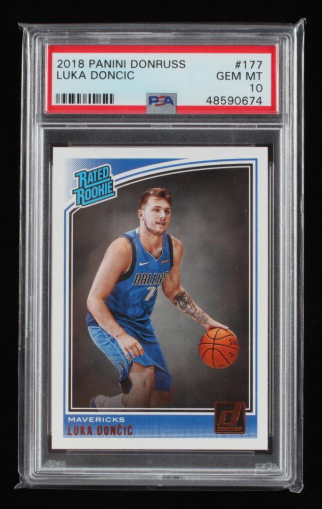 Luka Doncic 2018-19 Donruss #177 RR RC (PSA 10) (1 of 1)