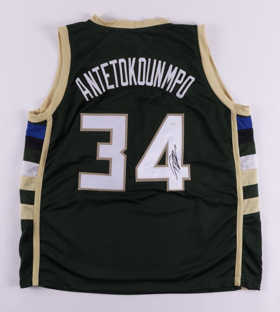Giannis Antetokounmpo Signed Jersey (JSA COA) (1 of 1)