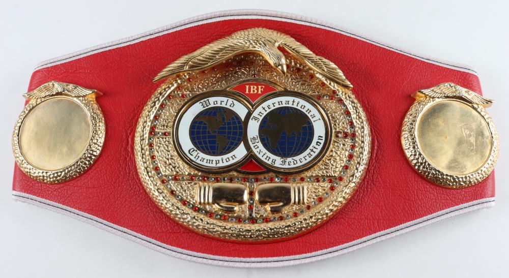 Mike Tyson Signed IBF Full-Size Heavyweight (1 of 2)