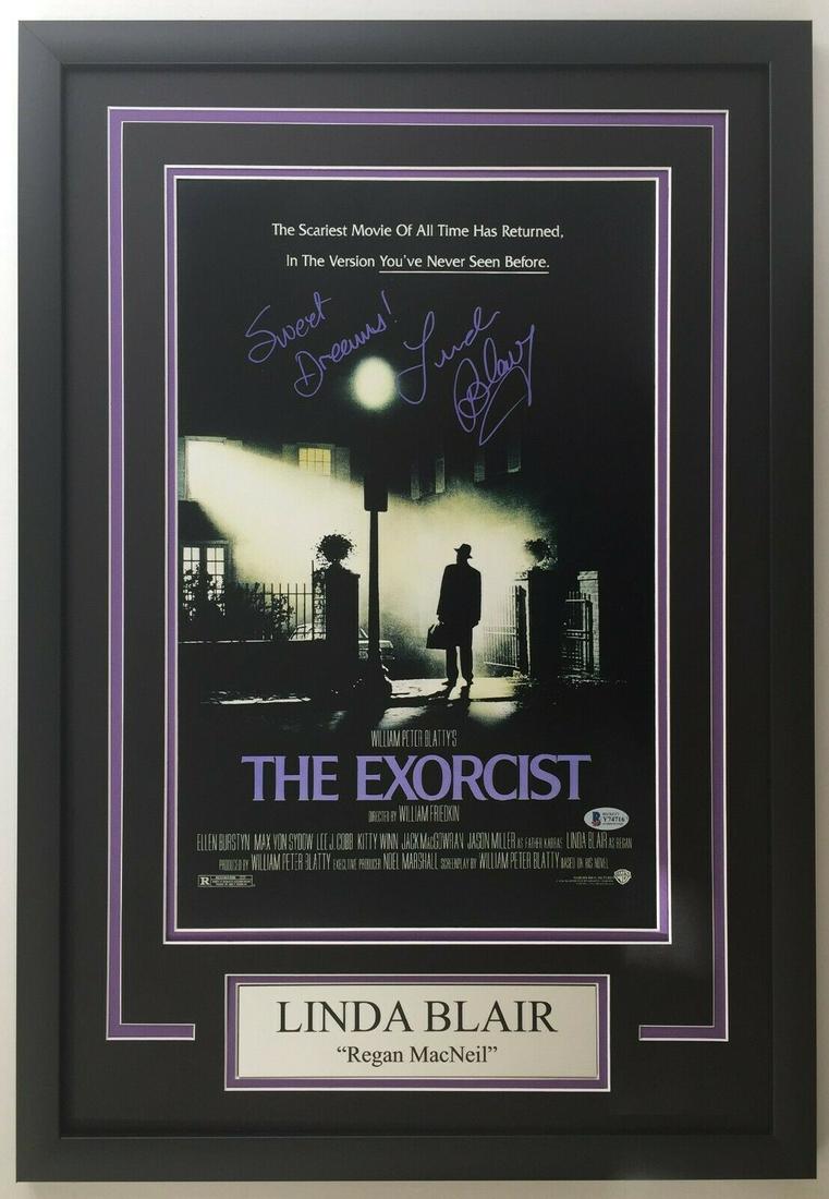 Linda Blair Autograph Signed THE EXORCIST 11x17 Movie (1 of 1)