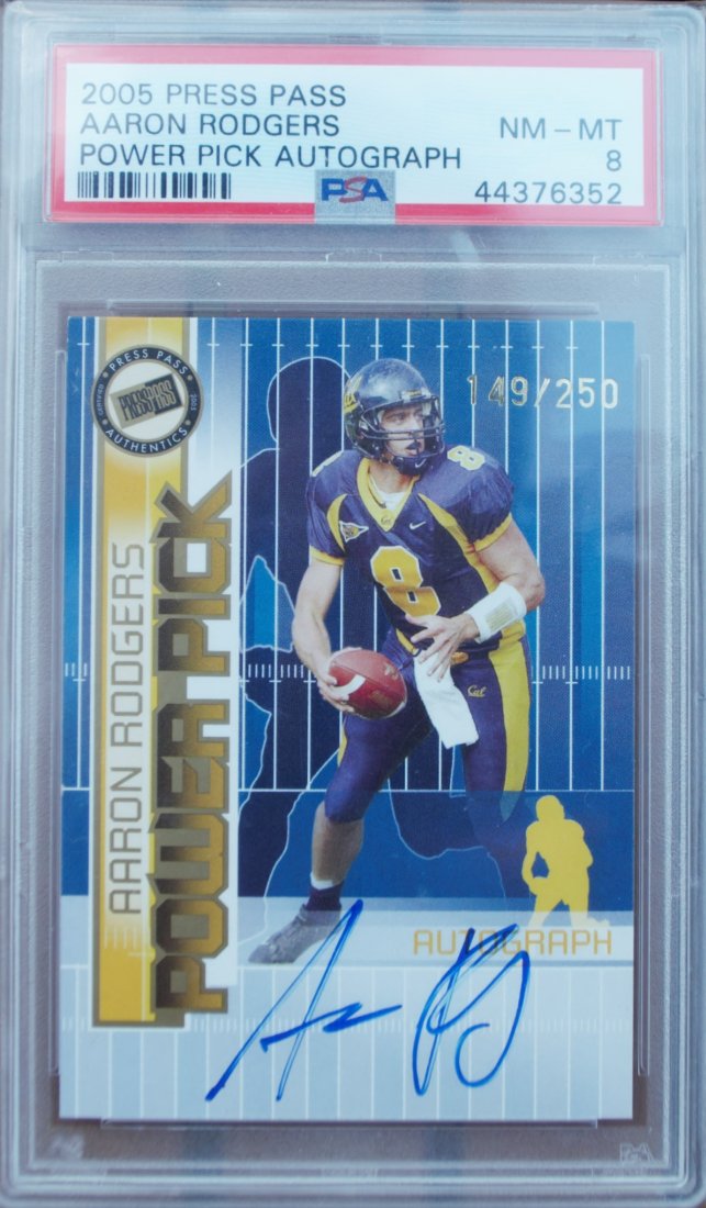 2005 Press Pass Aaron Rodgers Power Pick Auto Rookie (1 of 2)