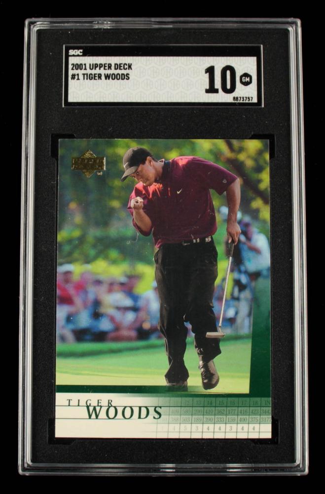 Tiger Woods 2001 Upper Deck #1 RC (SGC 10) (1 of 1)