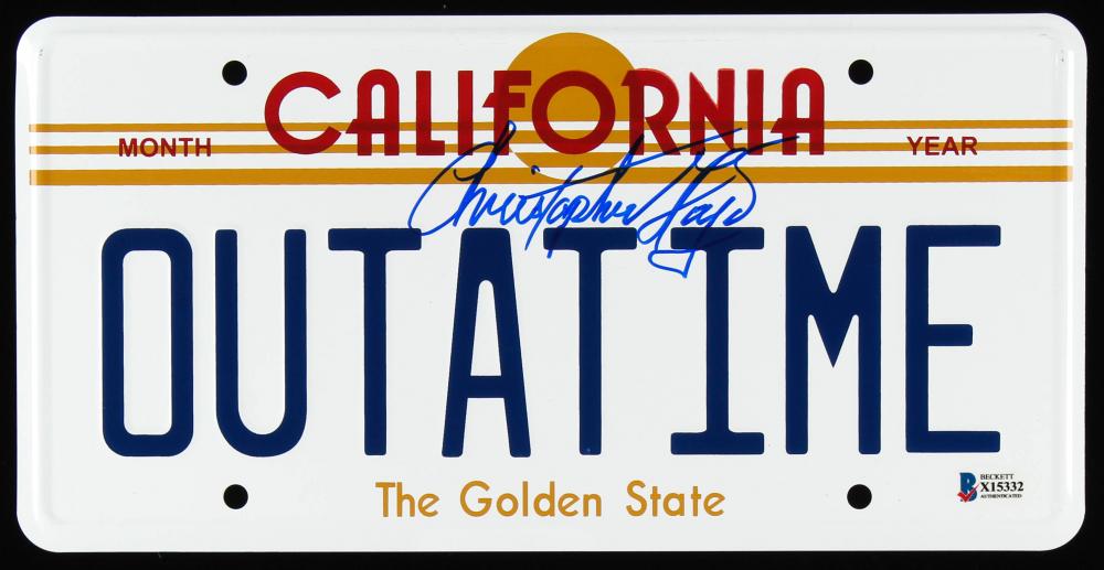 Christopher Lloyd Signed "Back to the Future" (1 of 1)