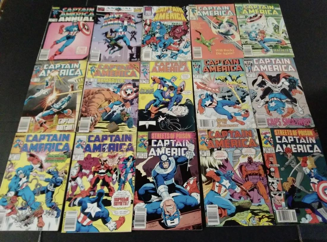 Lot of 25 CLASSIC MINT Captain America Comics Marvel (1 of 1)