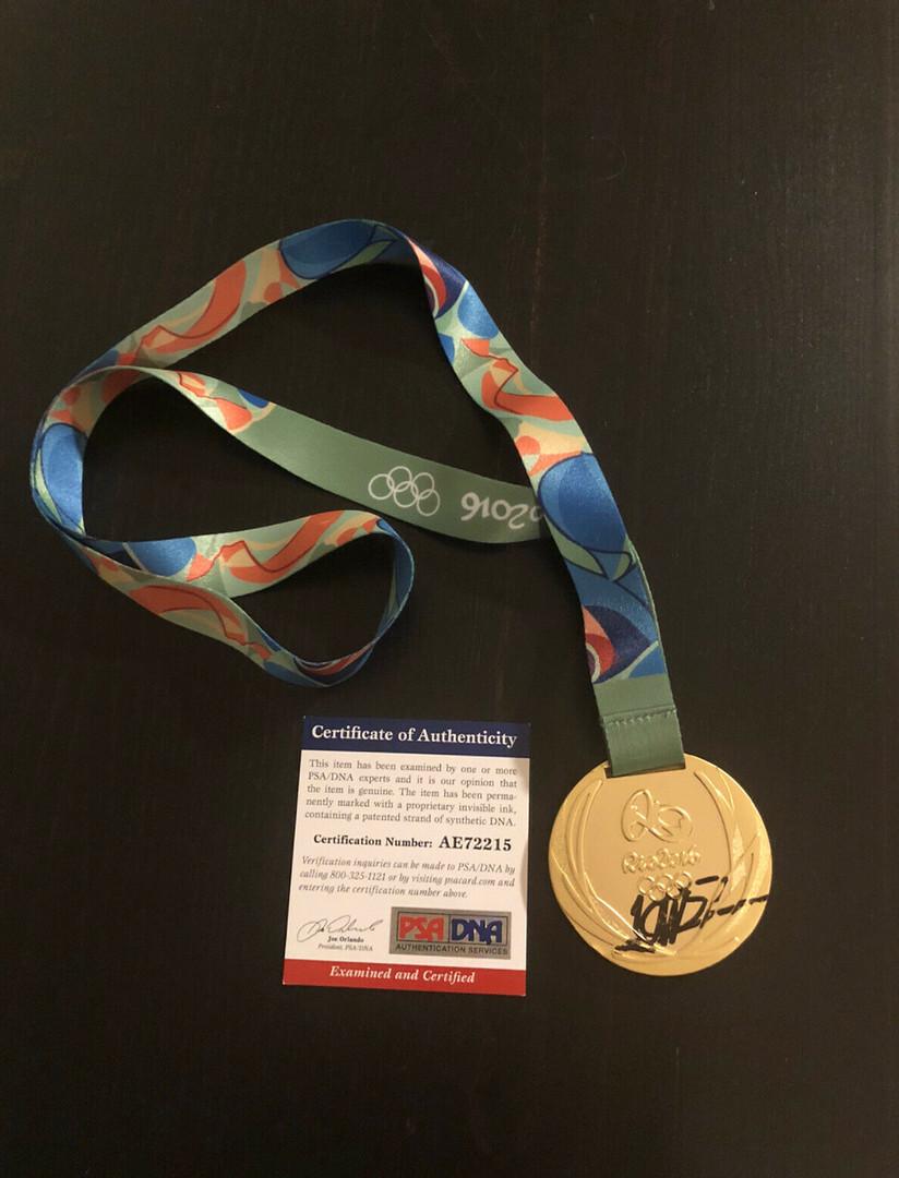 Usain Bolt Signed 2016 Olympics Replica Gold Medal RIO (1 of 1)