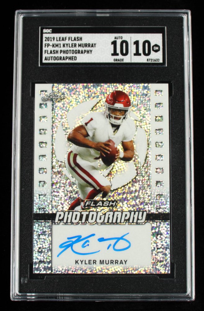 Kyler Murray 2019 Leaf Flash Flash Autograph SGC 10 (1 of 1)