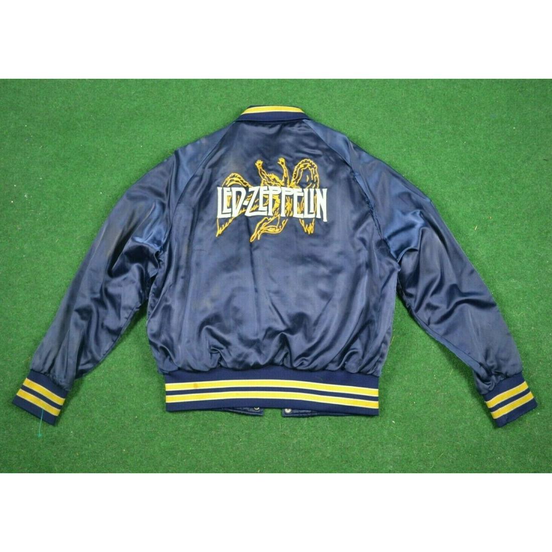 RARE Original 70s Led Zeppelin Tour Satin Jacket Bomber (1 of 2)