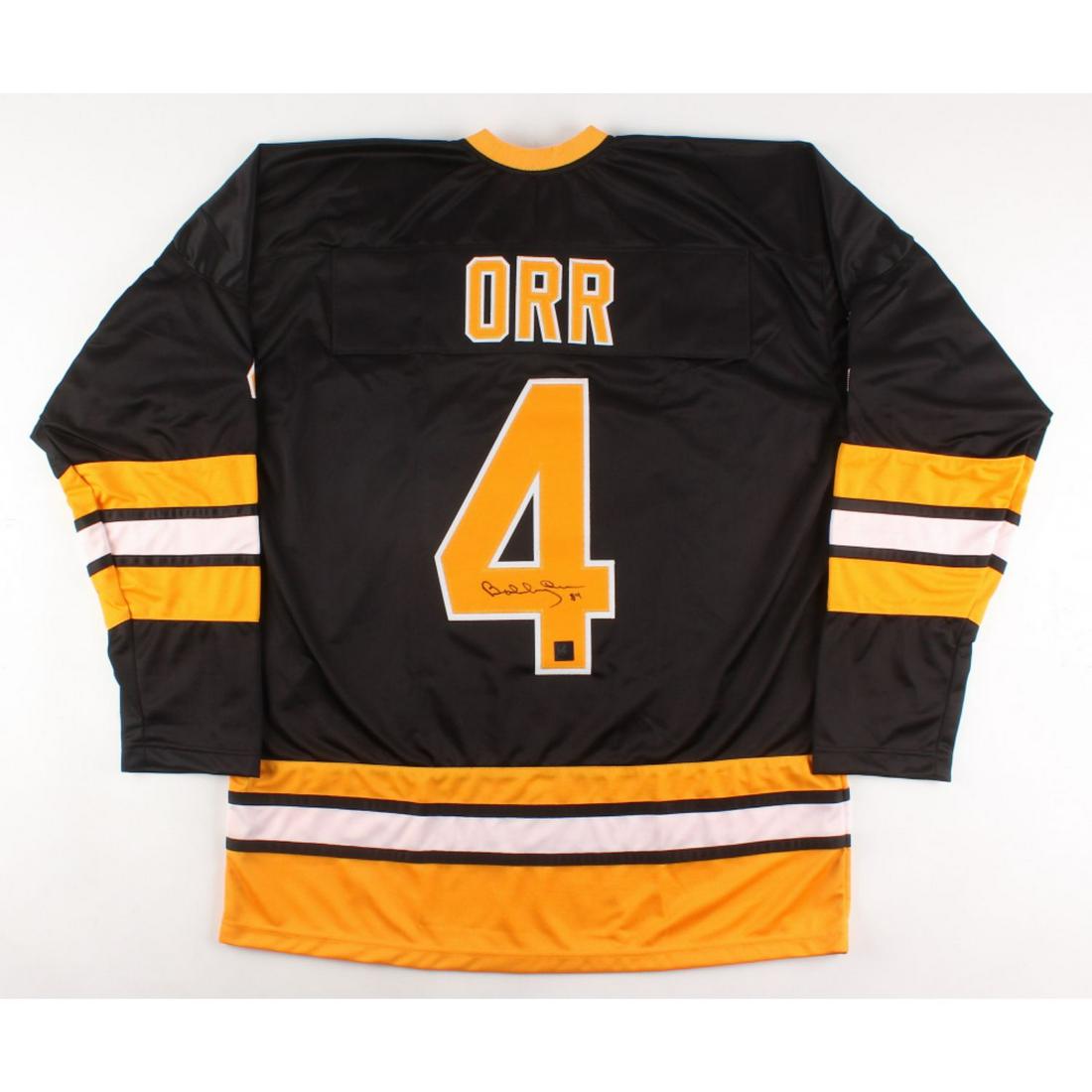 Bobby Orr Signed Custom Stitched Jersey (Orr COA) (1 of 3)