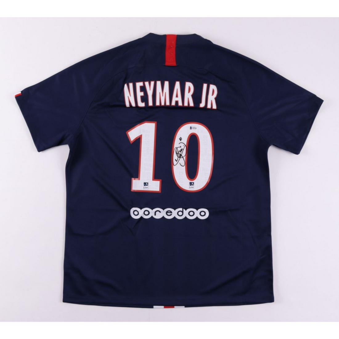 Neymar Signed Paris Saint-Germain F.C. Jersey (Beckett: Neymar Signed Paris Saint-Germain F.C. Jersey (Beckett LOA)