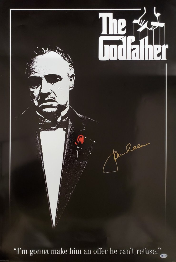 James Caan Autographed 24x36 The Godfather Movie Poster (1 of 1)