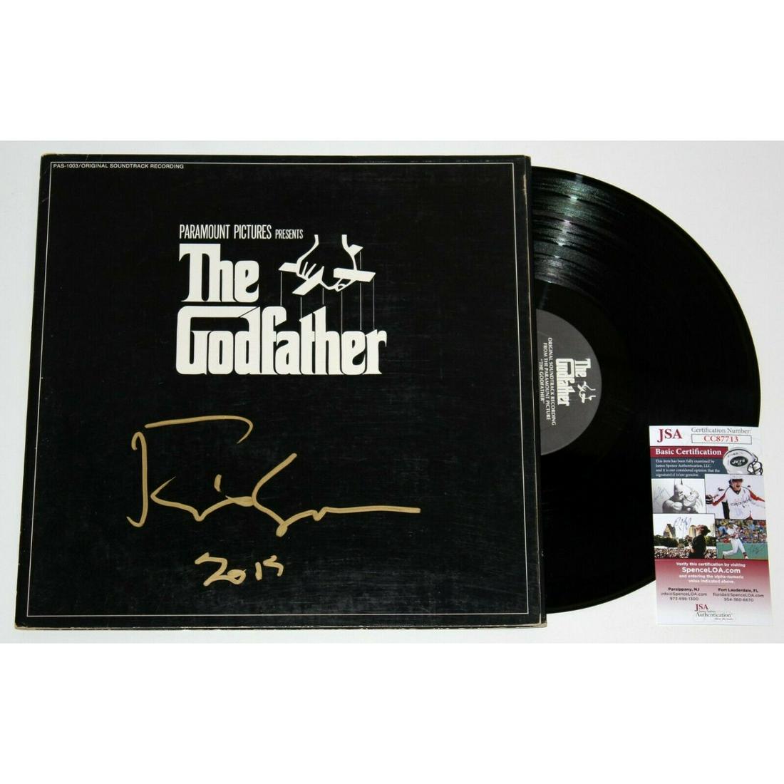 FRANCIS FORD COPPOLA SIGNED THE GODFATHER OST LP VINYL (1 of 1)