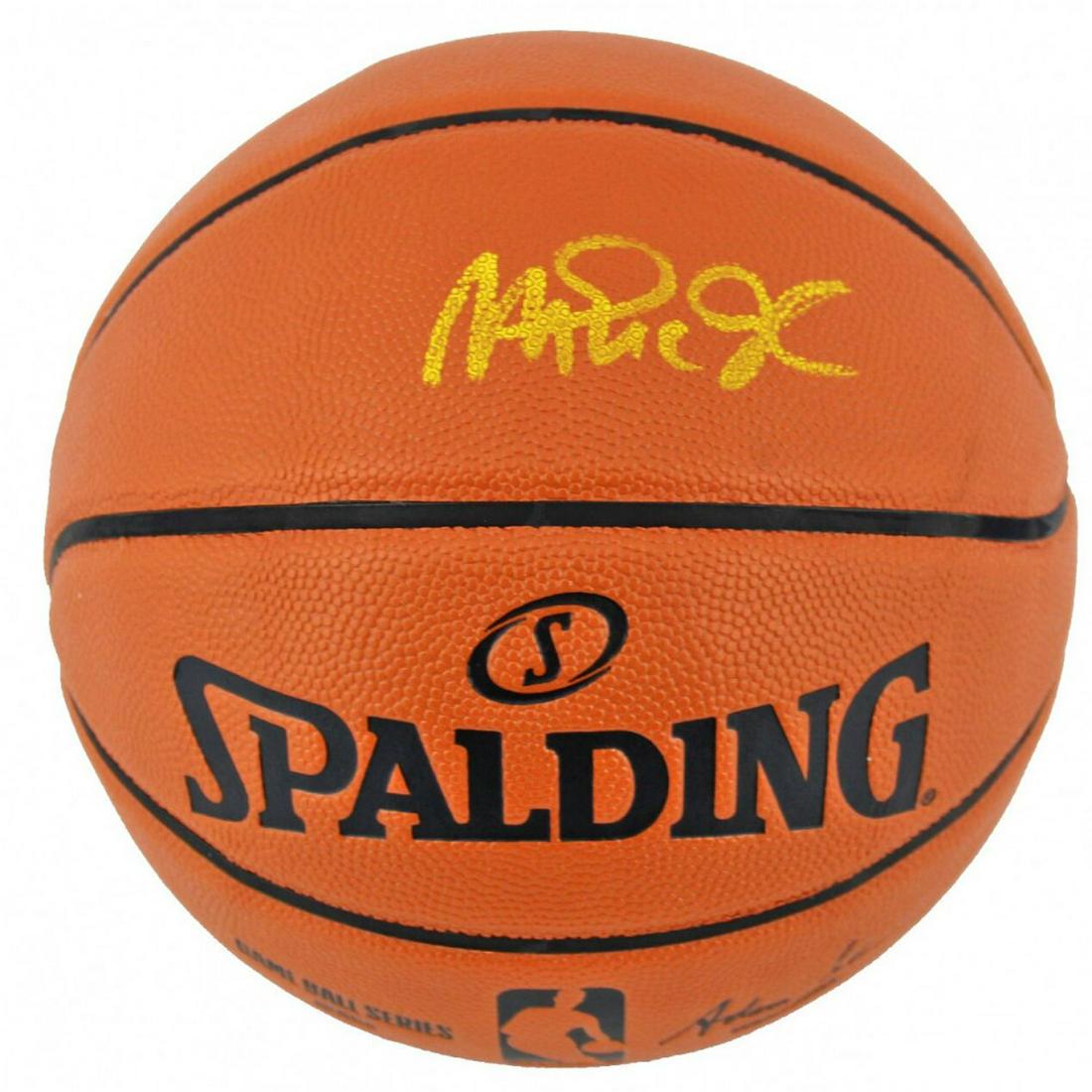 Magic Johnson Signed NBA Game Ball Series Basketball (1 of 1)