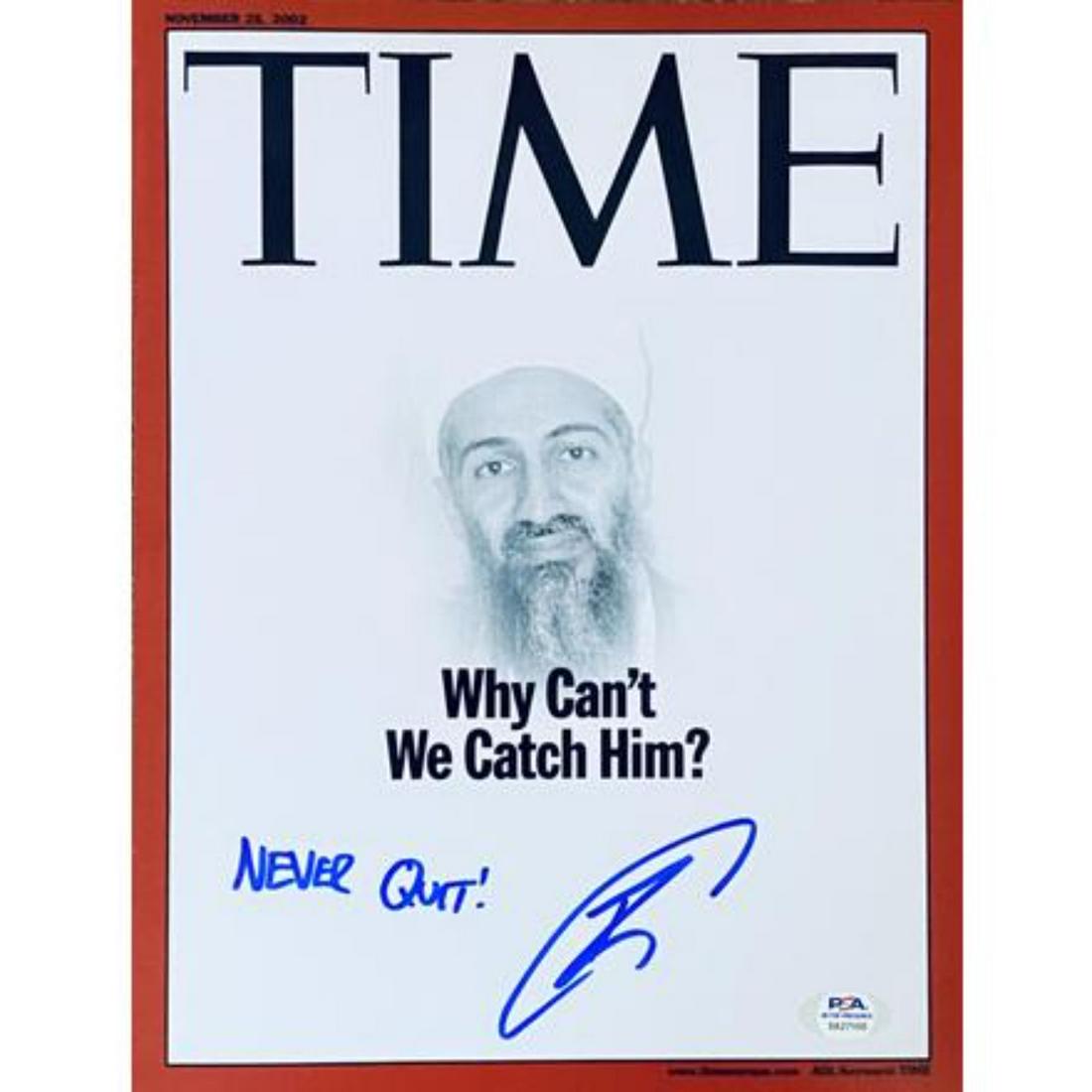 U.S. NAVY SEAL ROBERT O'NEILL SIGNED OSAMA BIN LADEN (1 of 1)