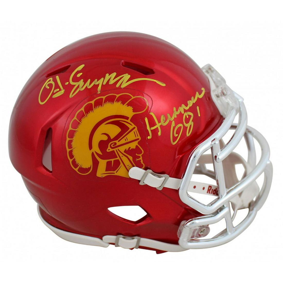 O.J. Simpson Signed USC Trojans Chrome Speed (1 of 1)