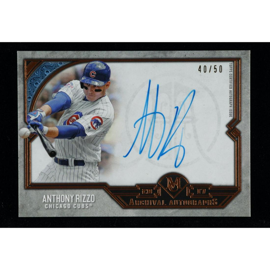 Anthony Rizzo 2017 Topps Museum Collection Archival (1 of 1)