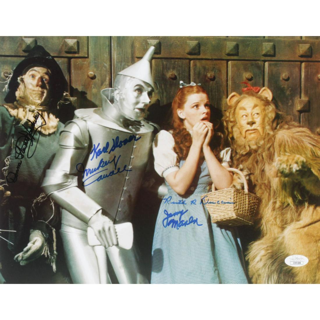"The Wizard of Oz" 11x14 Photo Cast-Signed by (5) with (1 of 1)