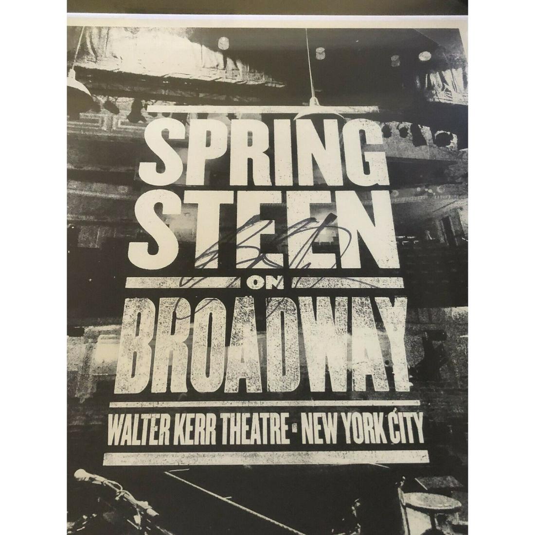 Bruce Springsteen Signed / Framed Broadway Poster JSA (1 of 2)