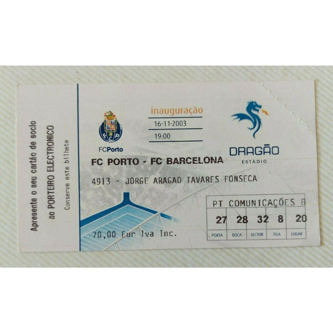 Ticket Lionel Messi debut at DragÃ£o Stadium (1 of 1)
