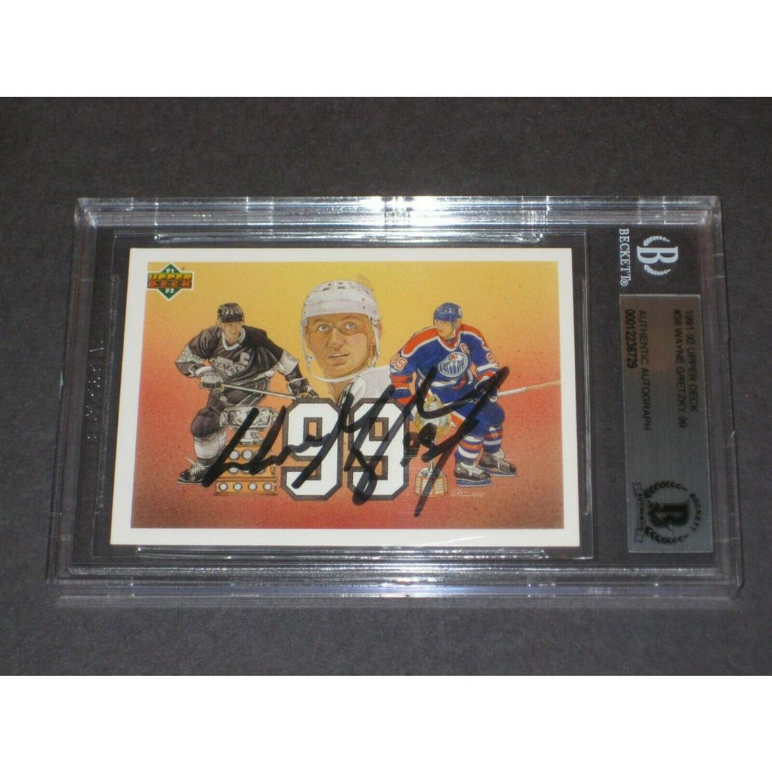 1991-92 Upper Deck Wayne Gretzky Autograph Authentic (1 of 1)