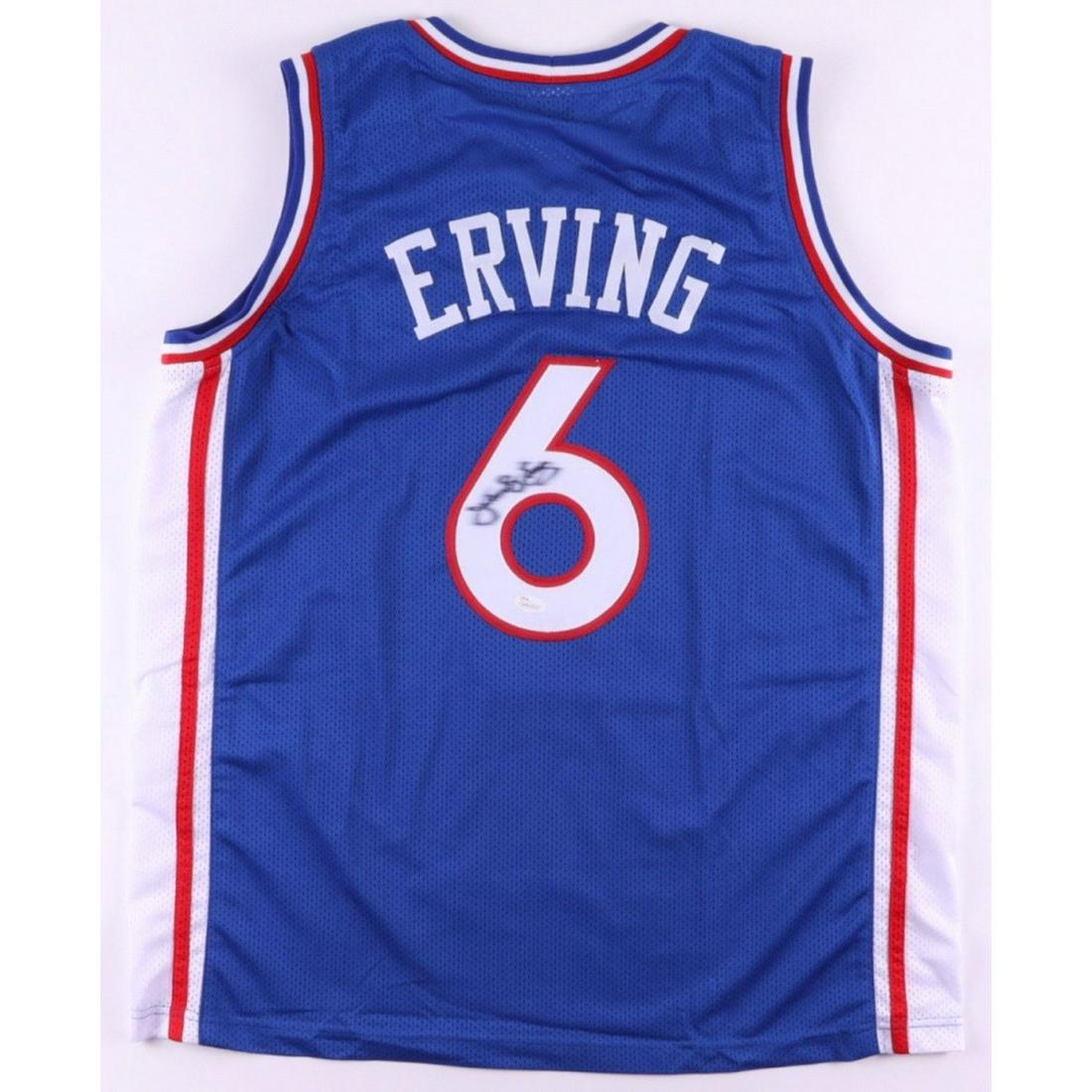 Julius "Dr. J" Erving Signed Jersey (JSA COA) (1 of 1)