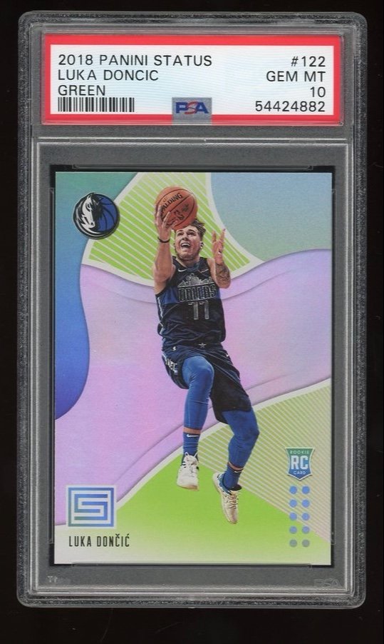 2018 Luka Doncic Status Green PSA 10 (1 of 2)