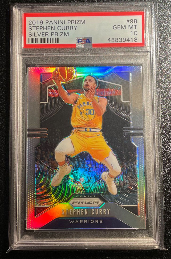 PSA 10 - STEPHEN CURRY SILVER 2019 PRIZM HOLO (1 of 2)